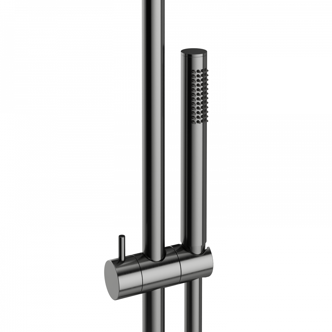 Душевая штанга Sancos SC9035GG вороненая сталь