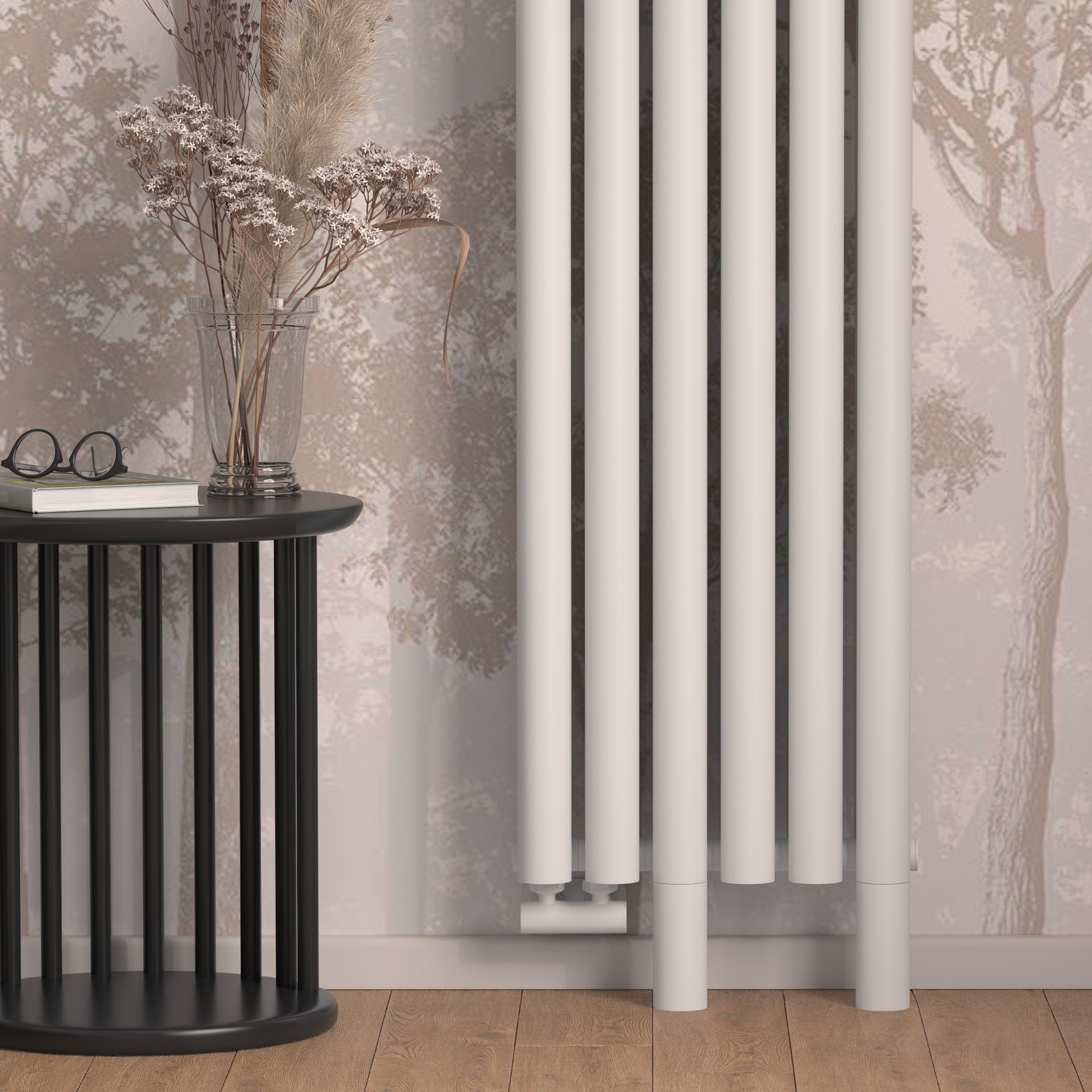 Радиаторы Сунержа DESIGN ДР ЭТАЛОН-00 н/ж EU50 1800х277 / 4 сек (Матовый белый) - фото 5