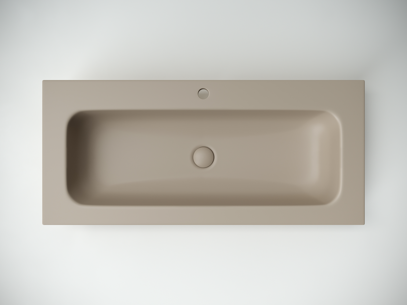 Раковина-столешница Ceramicanova Грация (Grace) CN7013MC 100x46x14 капучино матовый