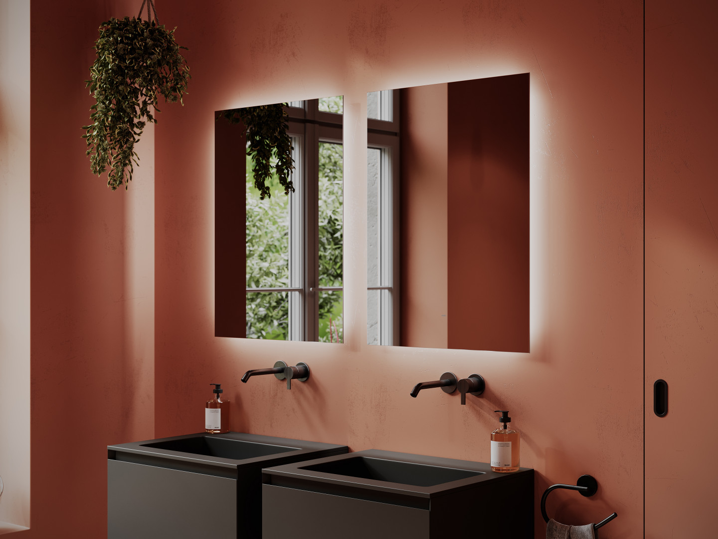 Зеркало Sancos Поле (Square) SQ600 60x80 с подсветкой