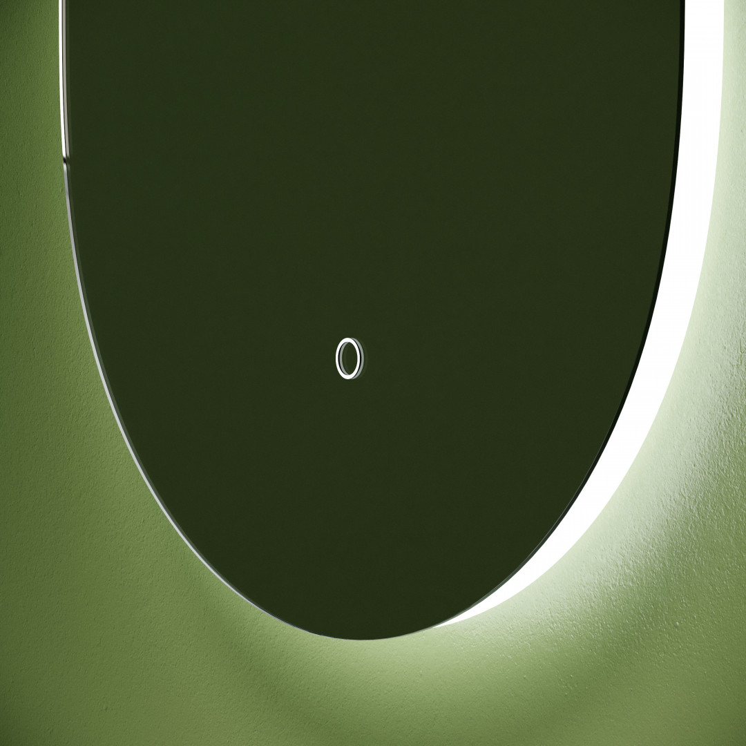Зеркало Sancos Овал (Oval) OV55C 55x105 с подсветкой