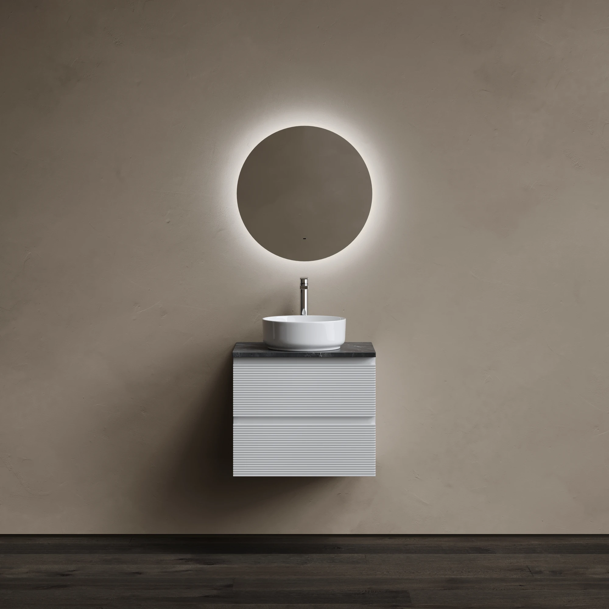 Тумба под столешницу Sancos Фолк (Folk) FL60W 60x45x50 белый матовый (bianco)