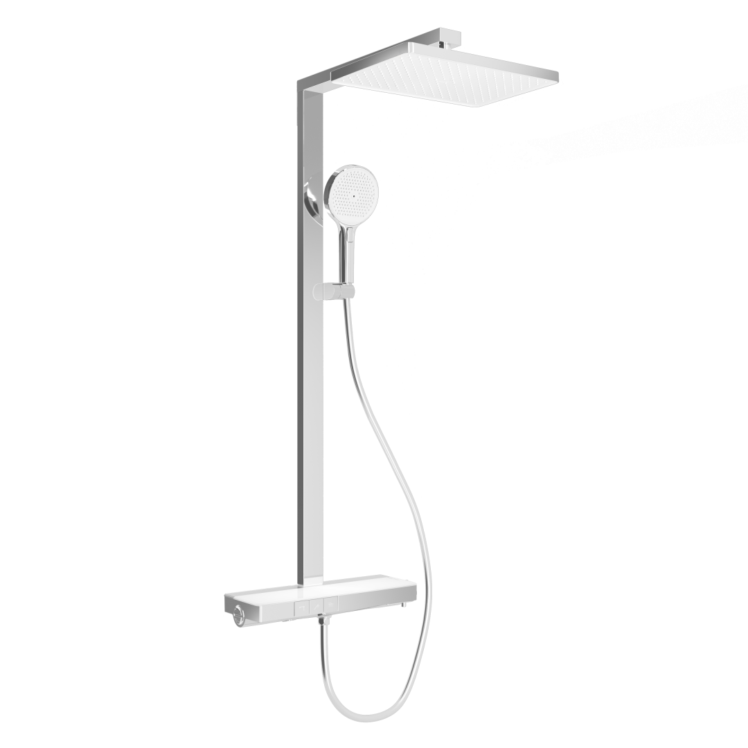 Душевая стойка Sancos Vos SC6100CH с термостатом, с изливом, хром