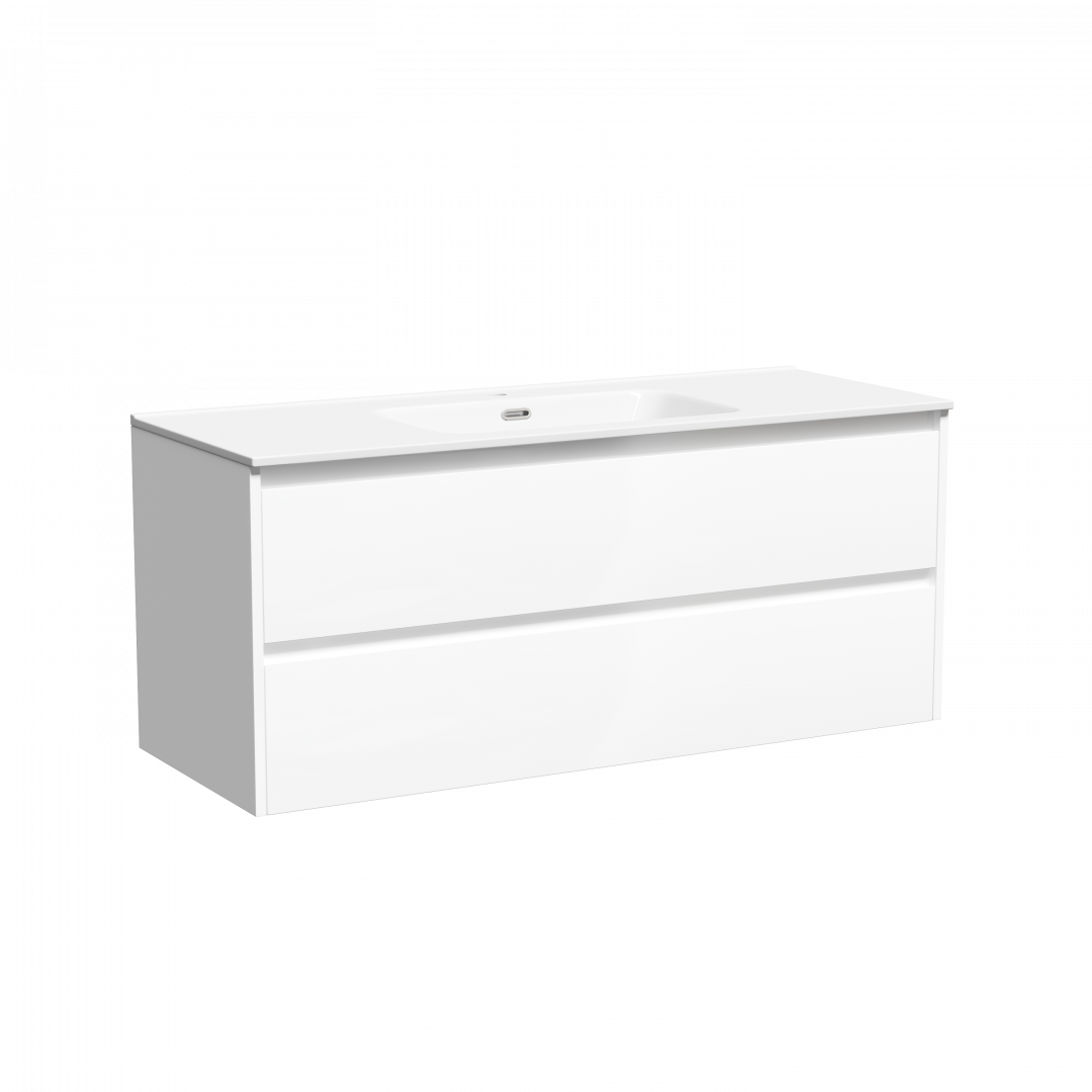 Тумба под раковину Sancos Либра (Libra) LB120-1W 120x45x50 белый глянцевый