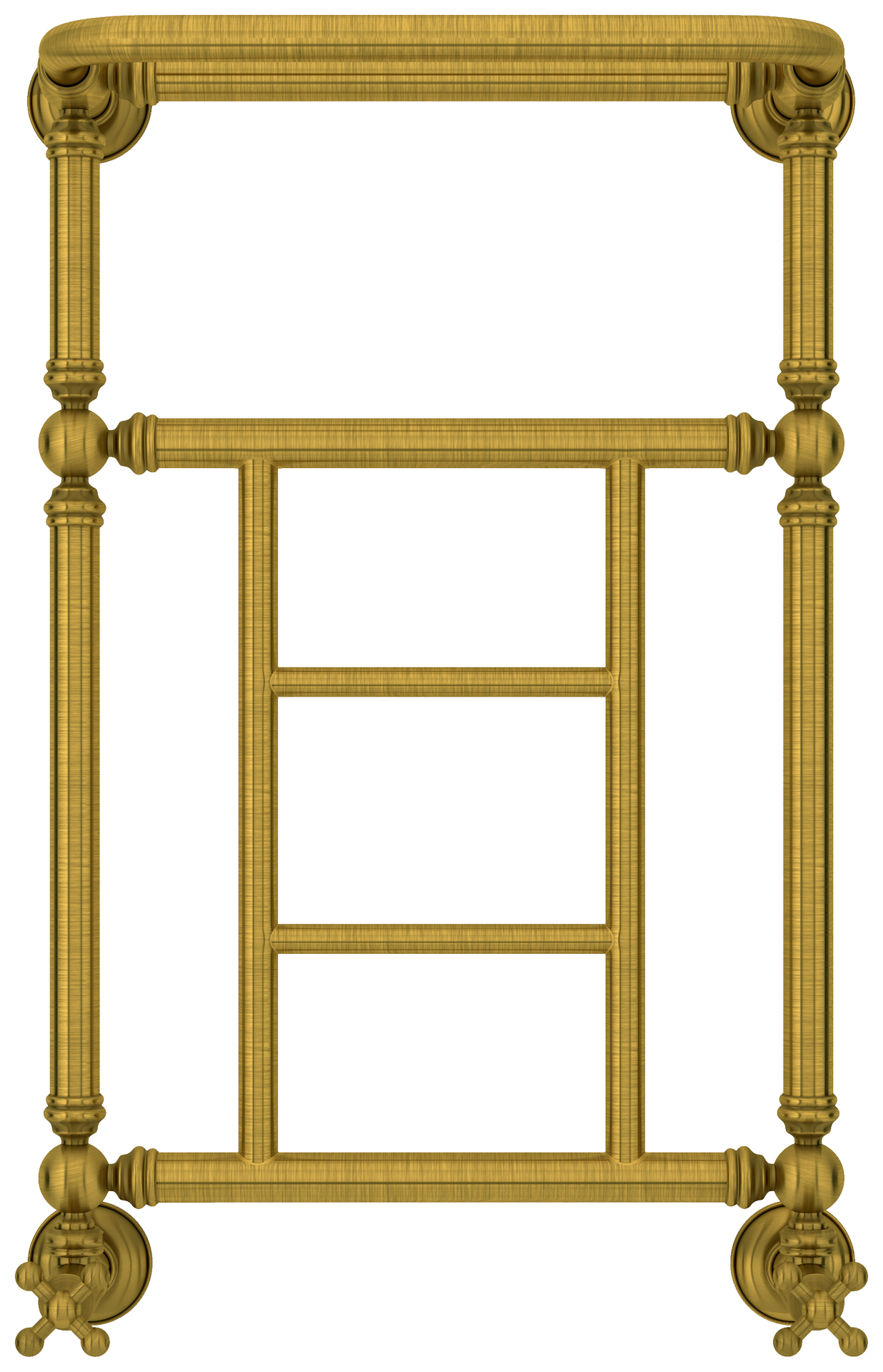 Водяные полотенцесушители Сунержа DESIGN ДР "Ренессанс 1452" 660х400 (Состаренная латунь)