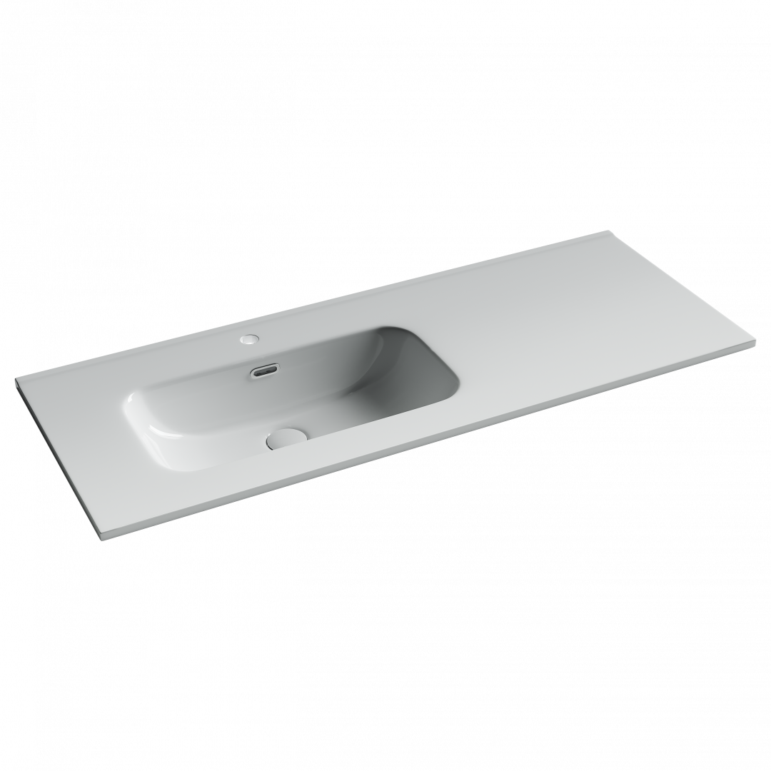 Раковина-столешница Ceramicanova Элемент (Element) CN7006L 100x47x18 белый глянцевый