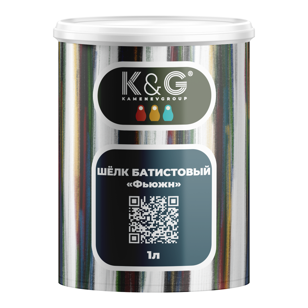 Краска Kamenevgroup Шелк Батистовый "Фьюжн" 1л