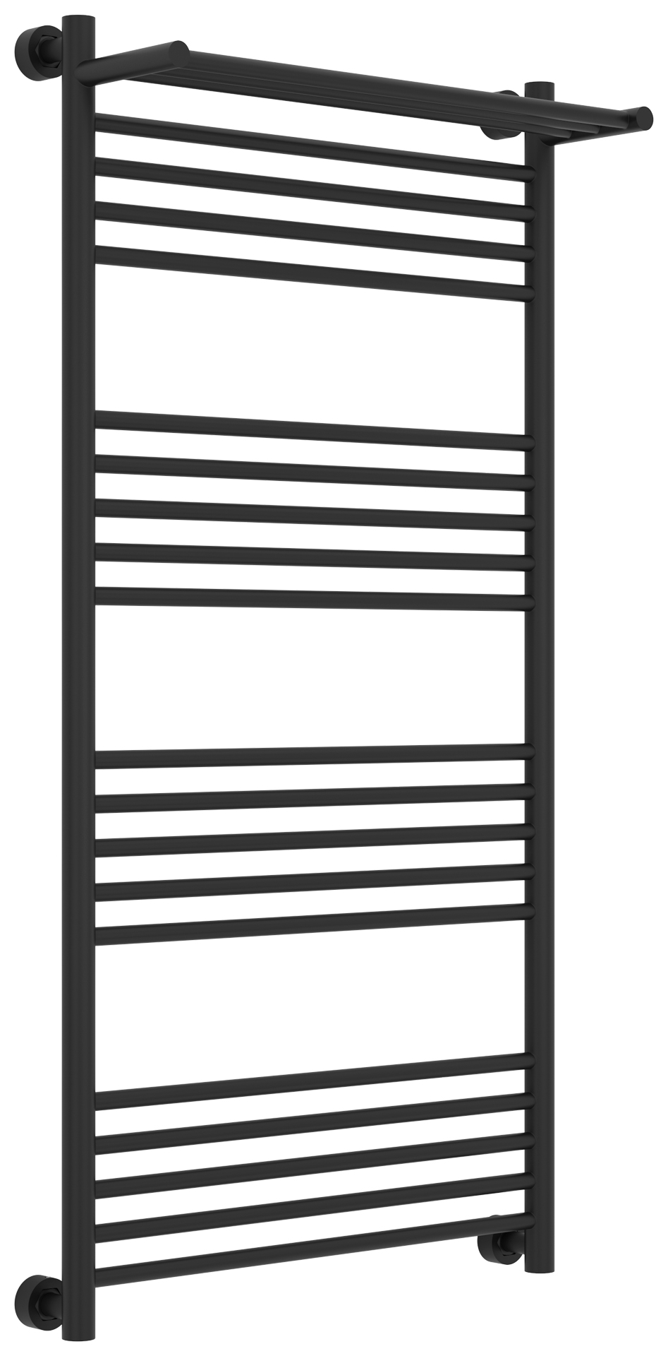 Водяные полотенцесушители Сунержа DESIGN ДР Богема 1П PRO 1200х600 (Матовый чёрный)