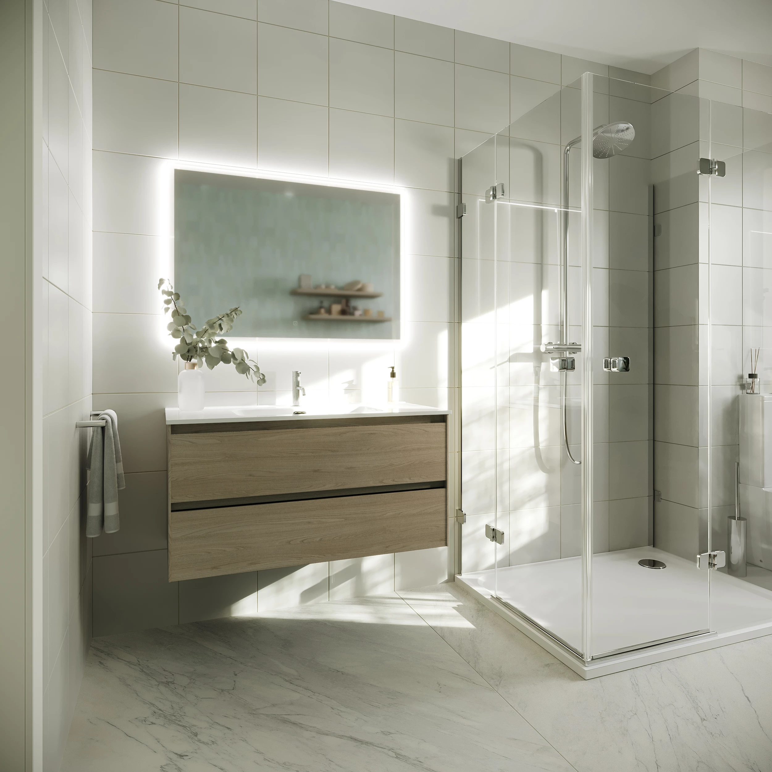 Тумба под раковину Sancos Сто (Cento) CN100KE 100x45x50 doha soft
