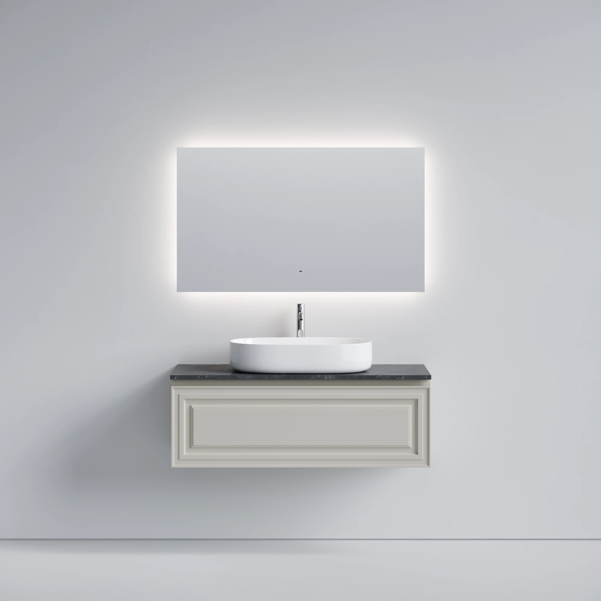 Тумба под столешницу Sancos Самая (Very) VR120CE 120x45x40 бежевый матовый (beige soft)