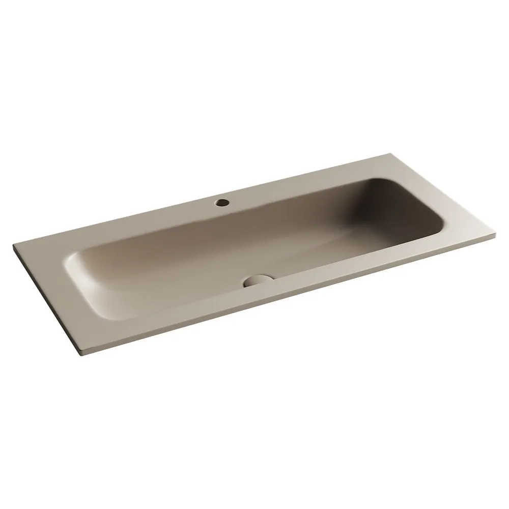 Раковина-столешница Ceramicanova Грация (Grace) CN7013MC 100x46x14 капучино матовый