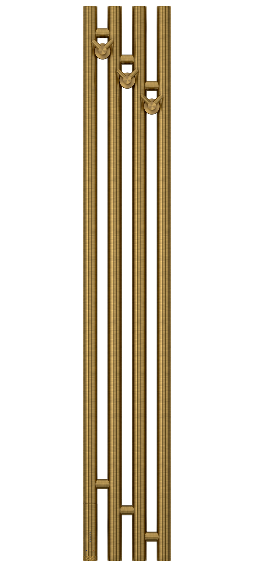 Электрические полотенцесушители Сунержа DESIGN РЭБ КАНТАТА 3.1 1200х159 левый (Состаренная латунь)