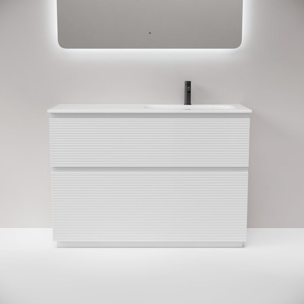 Тумба под раковину Sancos Фолк напольный (Folk Floor) FL120FRW 120x45x85 белый матовый (bianco) - фото 5