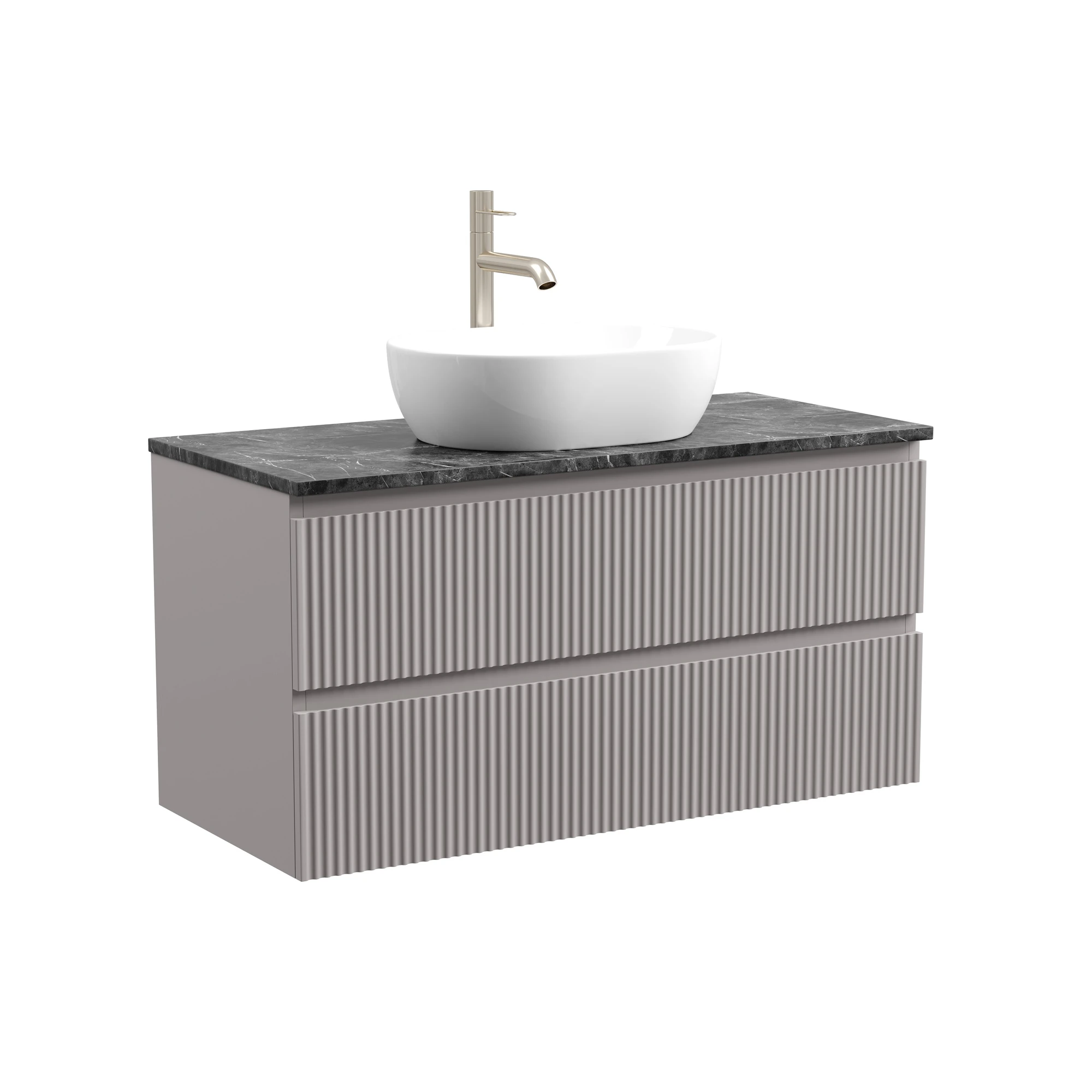 Тумба под столешницу Sancos Сноб Р (Snob R) SNR100SM 100x45x50 белый матовый (bianco)