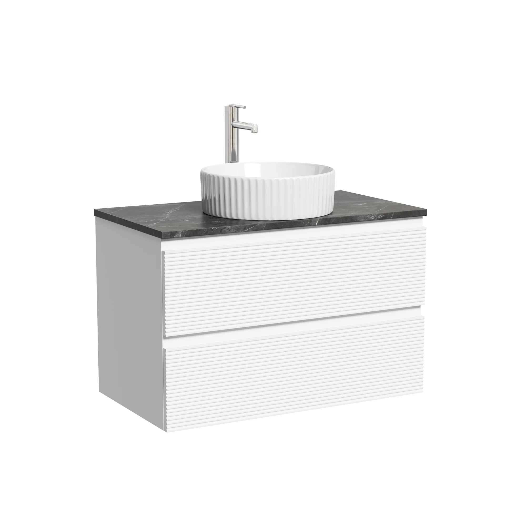 Тумба под столешницу Sancos Фолк (Folk) FL80W 80x45x50 белый матовый (bianco)