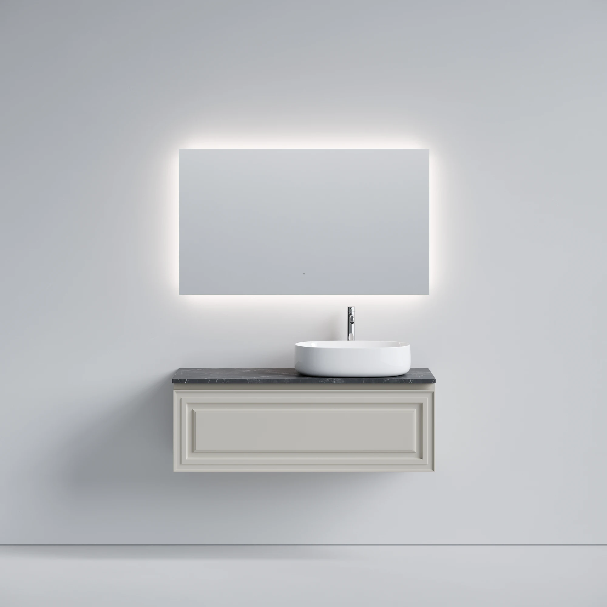 Тумба под столешницу Sancos Самая (Very) VR120RCE 120x45x40 бежевый матовый (beige soft)