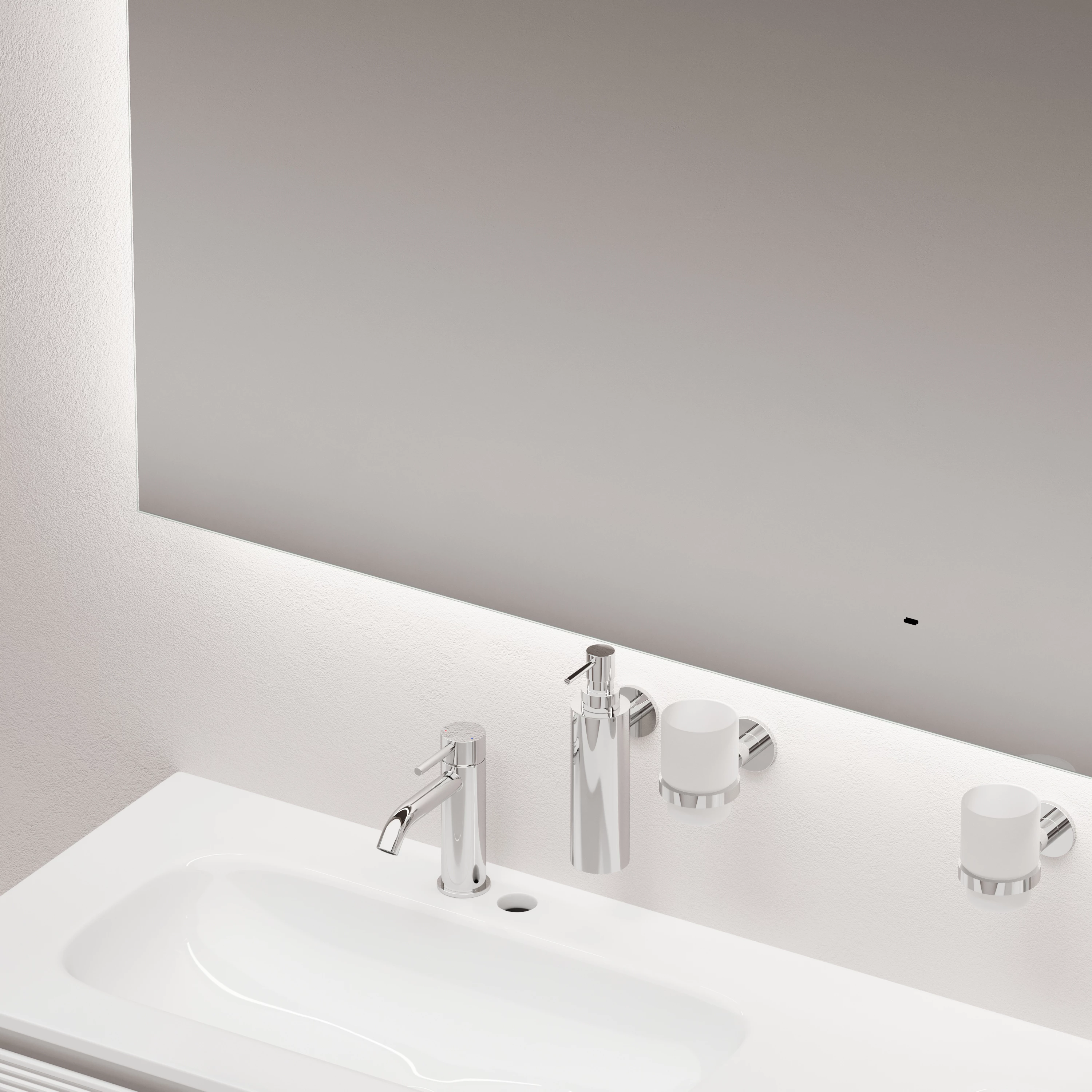 Зеркало Sancos Поле (Square) SQ1600 160x80 с подсветкой
