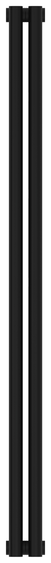 Радиаторы Сунержа DESIGN ДР ЭСТЕТ-1 н/ж 1200х90 / 2 сек (Матовый чёрный)