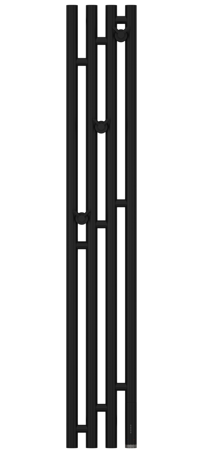 Электрические полотенцесушители Сунержа DESIGN РЭБ КАНТАТА 3.0 1200х159 правый (Матовый чёрный) - фото 2