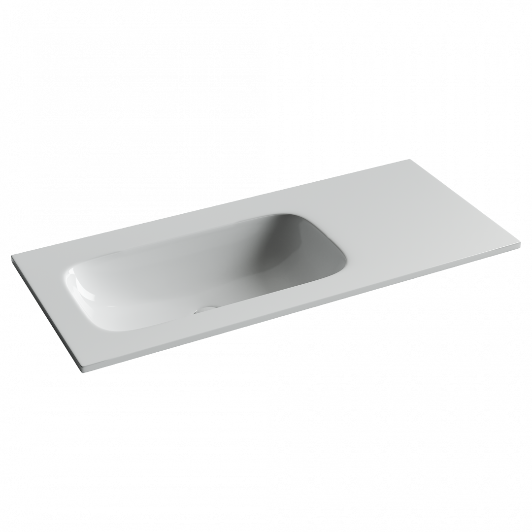 Раковина-столешница Ceramicanova Грация (Grace) CN7014wx 100x14x46 белый глянцевый