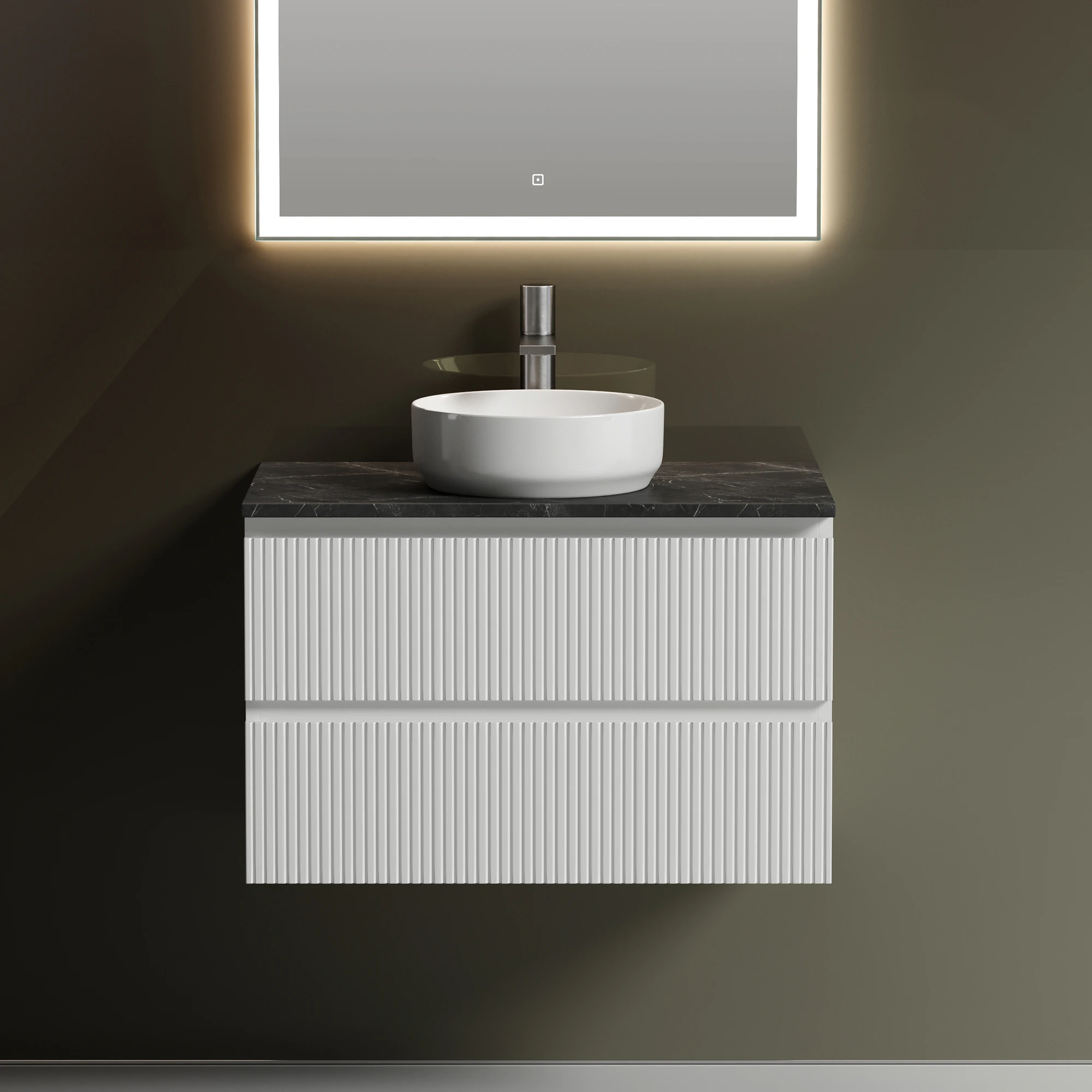 Тумба под столешницу Sancos Сноб T (Snob T) SNT80W 80x45x50 белый матовый (bianco)