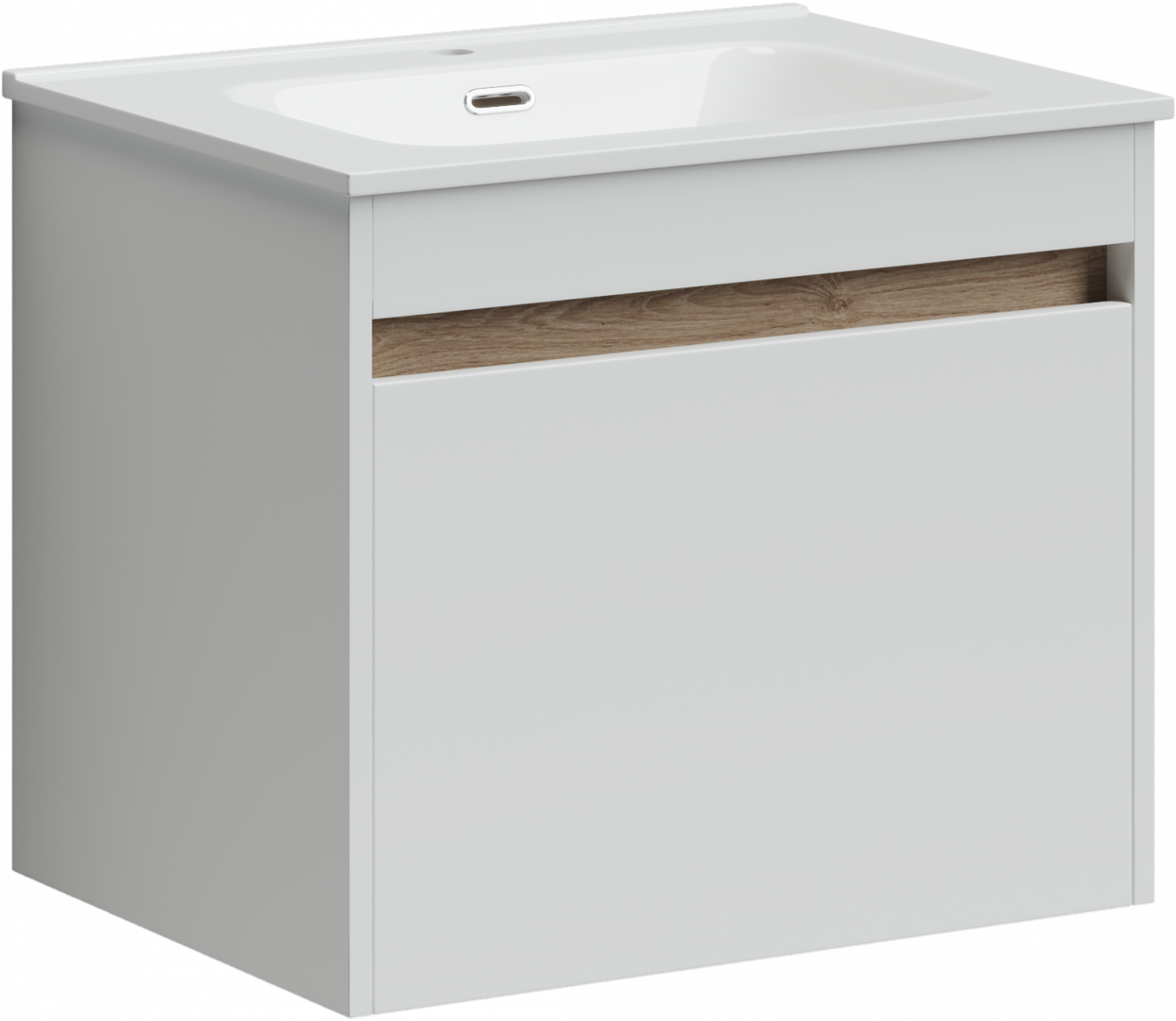 Тумба под раковину Sancos Ум (Smart) SM60W 60x45x50 белый глянцевый