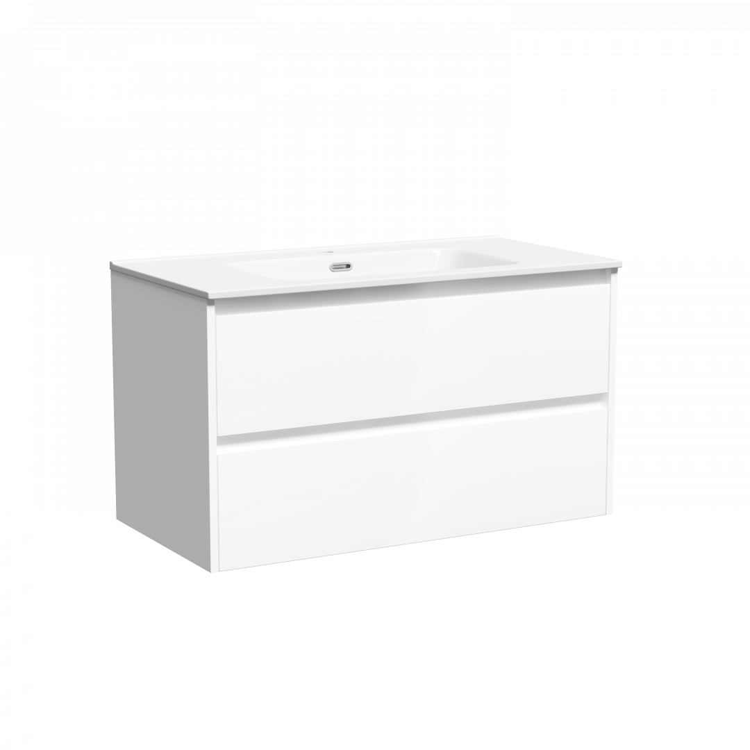 Тумба под раковину Sancos Либра (Libra) LB90W 90x45x50 белый глянцевый