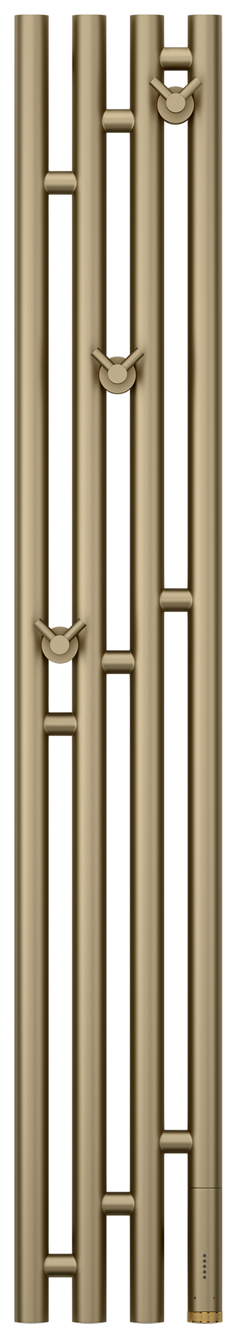 Электрические полотенцесушители Сунержа DESIGN РЭБ КАНТАТА 3.0 1200х159 правый (Золотой шёлк)