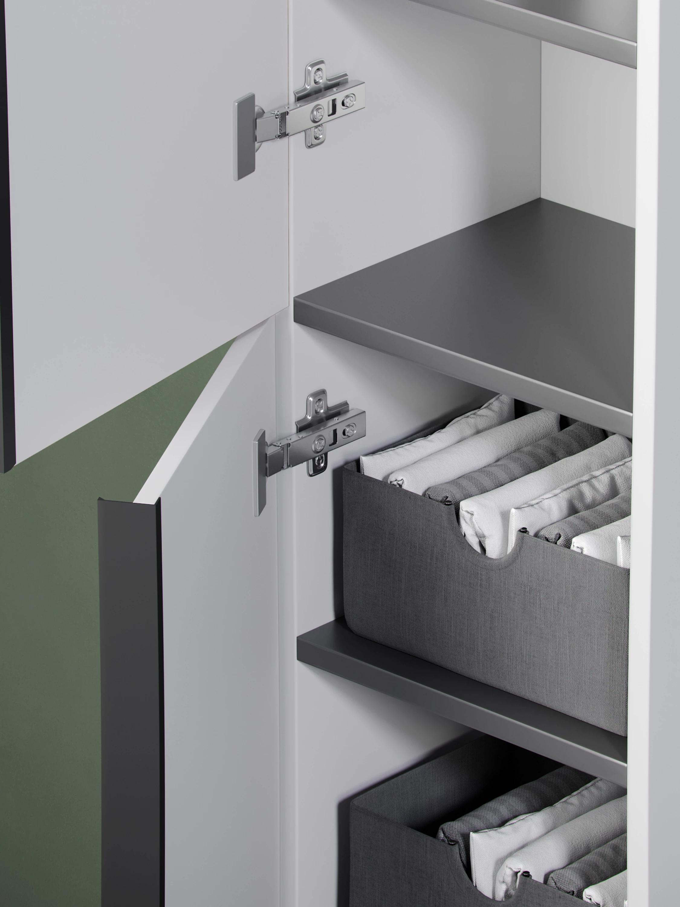 Шкаф-пенал Sancos Дельта (Delta) PDL35W 35x30x160 дуб светлый/белый