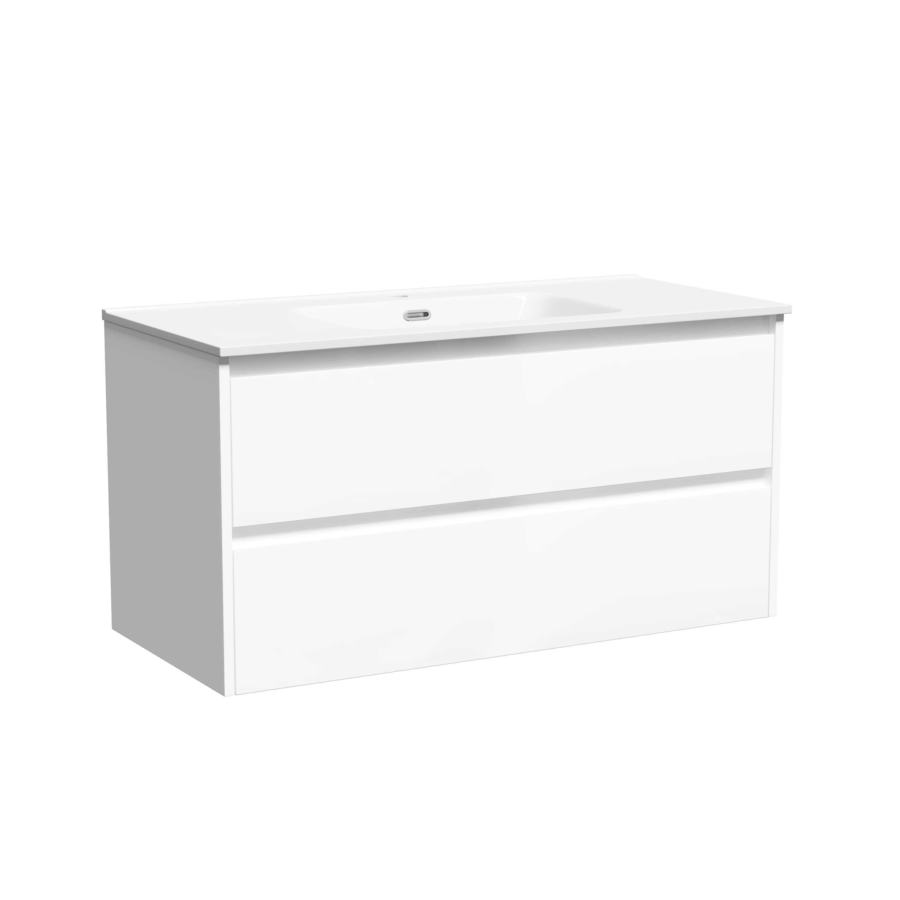 Тумба под раковину Sancos Либра (Libra) LB100W 100x45x50 белый глянцевый