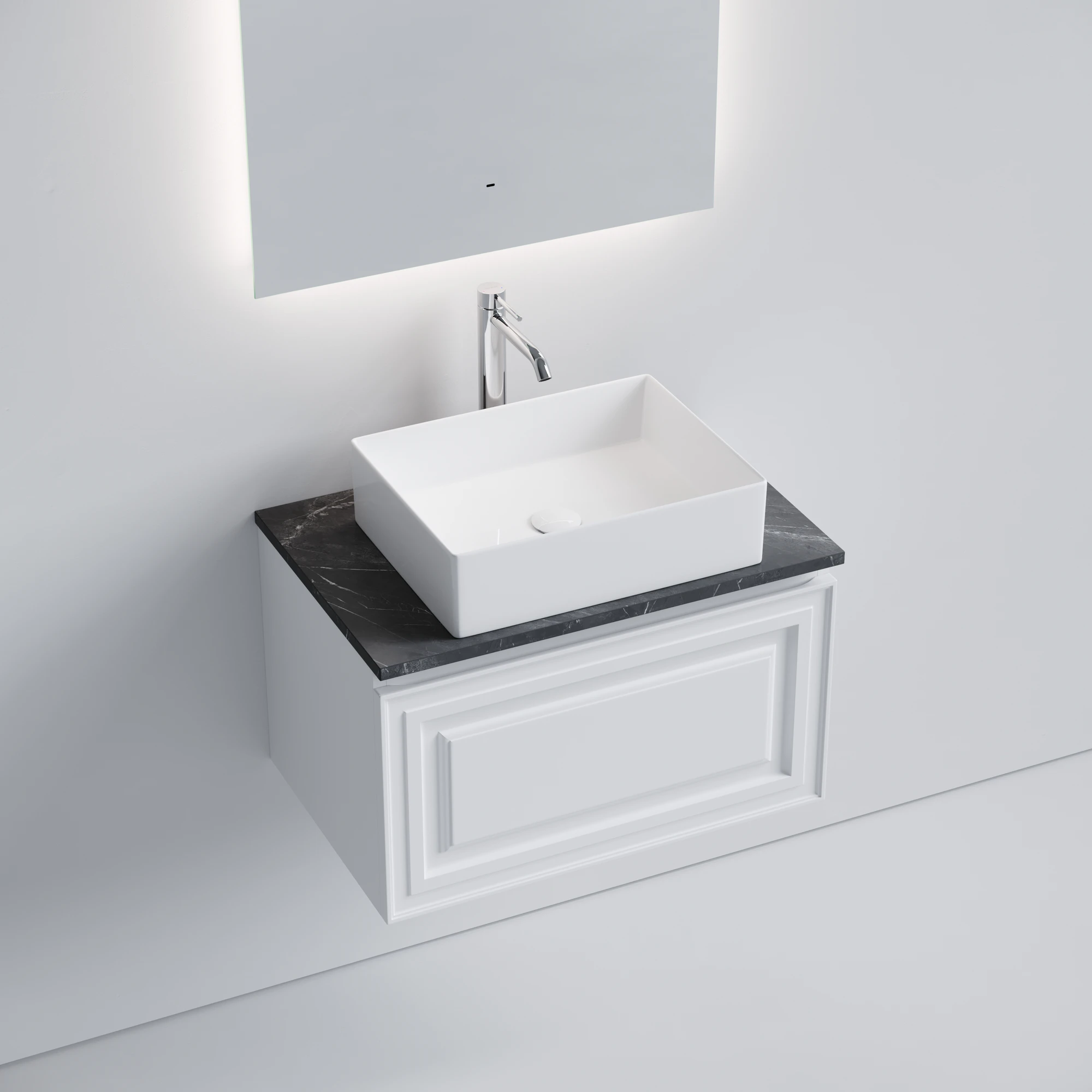 Тумба под столешницу Sancos Самая (Very) VR70W 70x45x40 белый матовый (bianco)