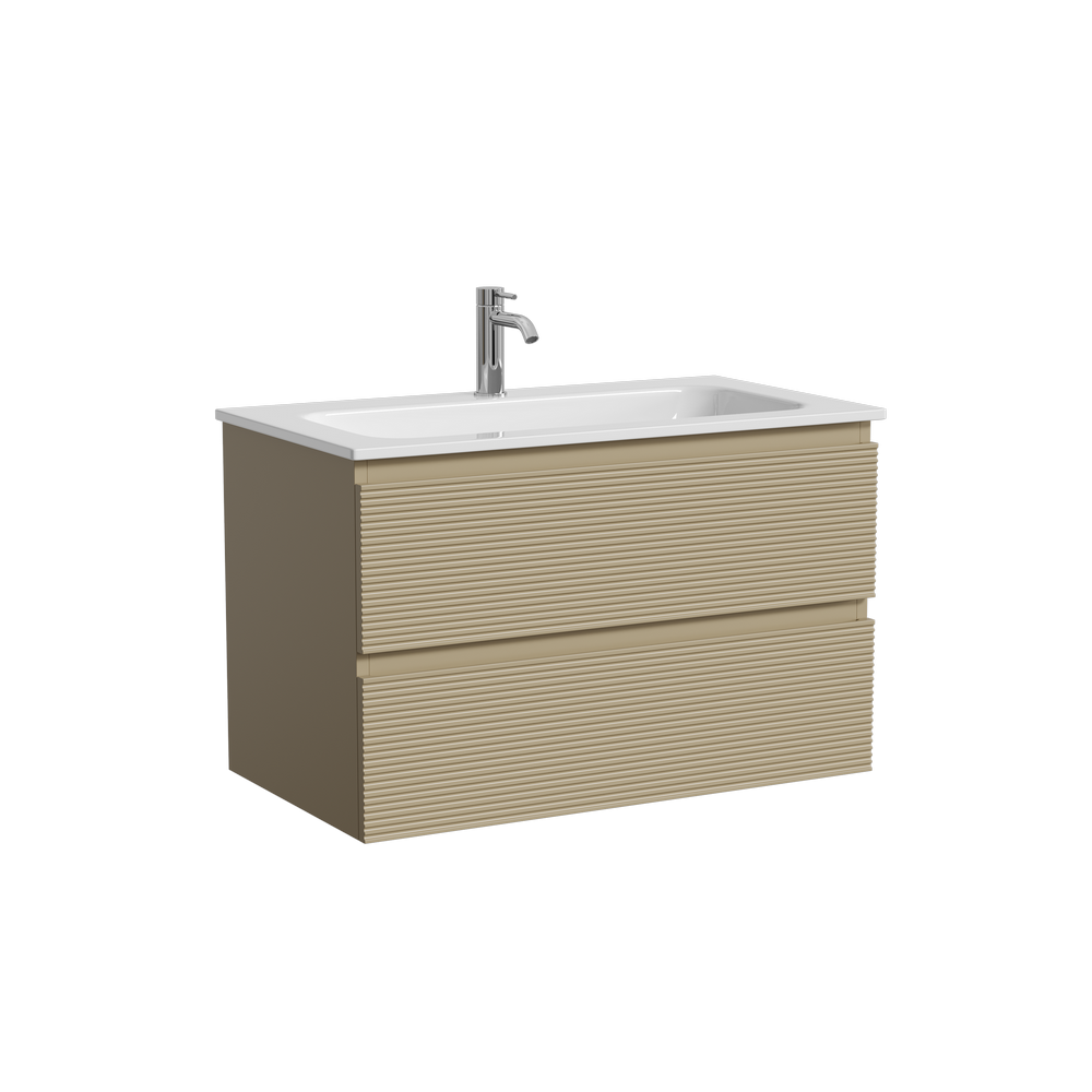 Тумба под раковину Sancos Фолк (Folk) FL80CP 80x45x50 капучино матовый