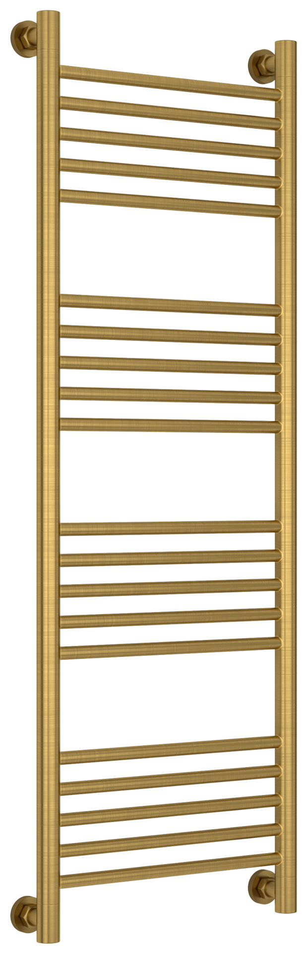 Водяные полотенцесушители Сунержа DESIGN ДР "Богема+" прямая 1200х400 (Состаренная латунь)