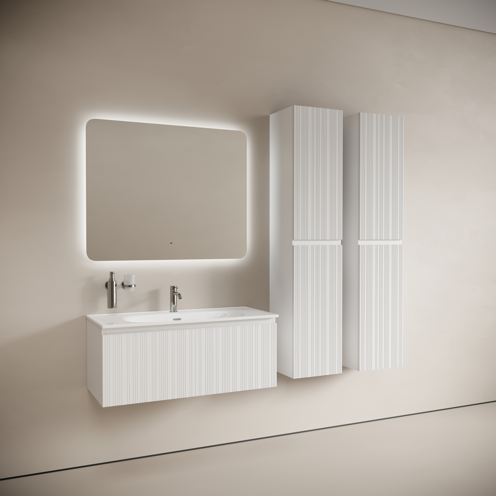 Тумба под раковину Sancos Код (Code) CD100W 100x45x40 белый матовый (bianco)
