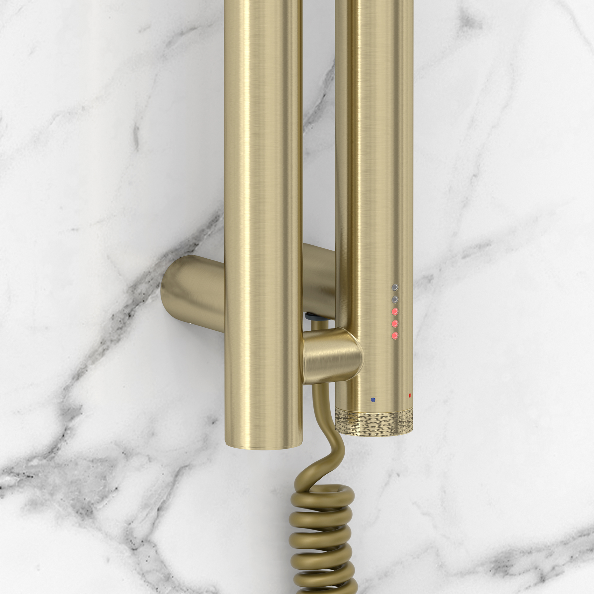 Электрические полотенцесушители Сунержа DESIGN ЭПС "НЮАНС 4.0" 1200х53 правый (Брашированная шампань)