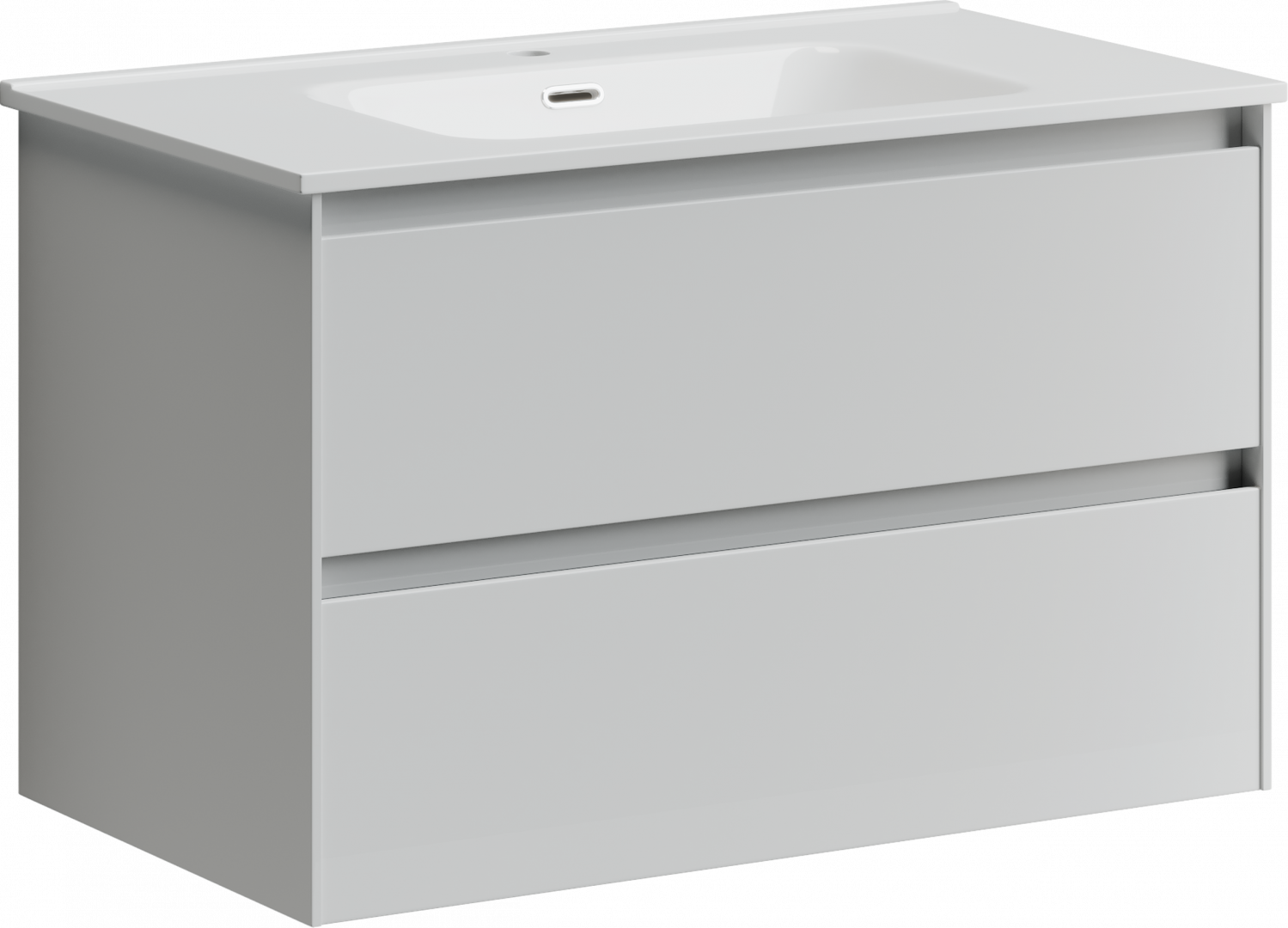 Тумба под раковину Sancos Сто (Cento) CN80W 80x45x50 белый глянцевый