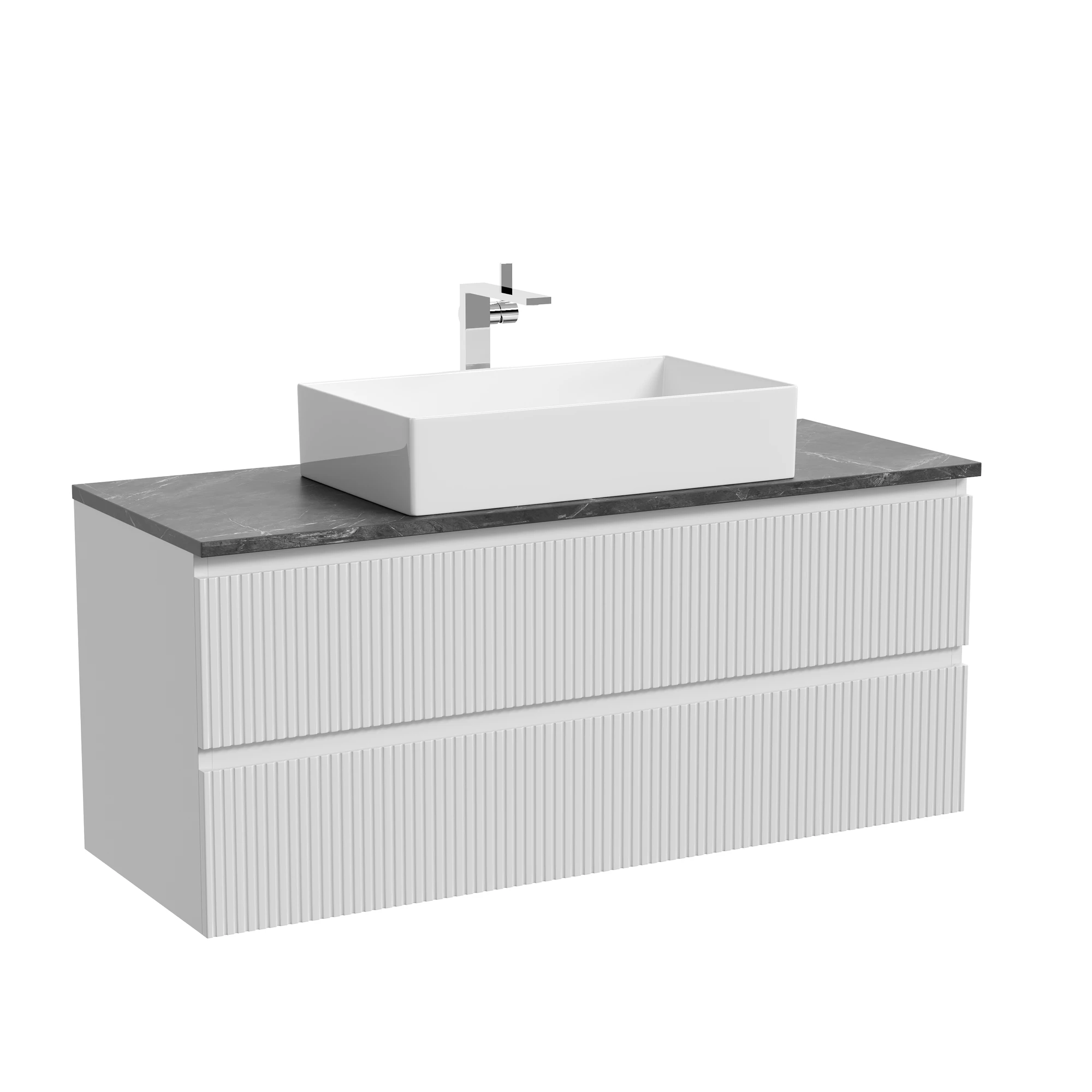Тумба под столешницу Sancos Сноб T (Snob T) SNT120W 120x45x50 белый матовый (bianco)