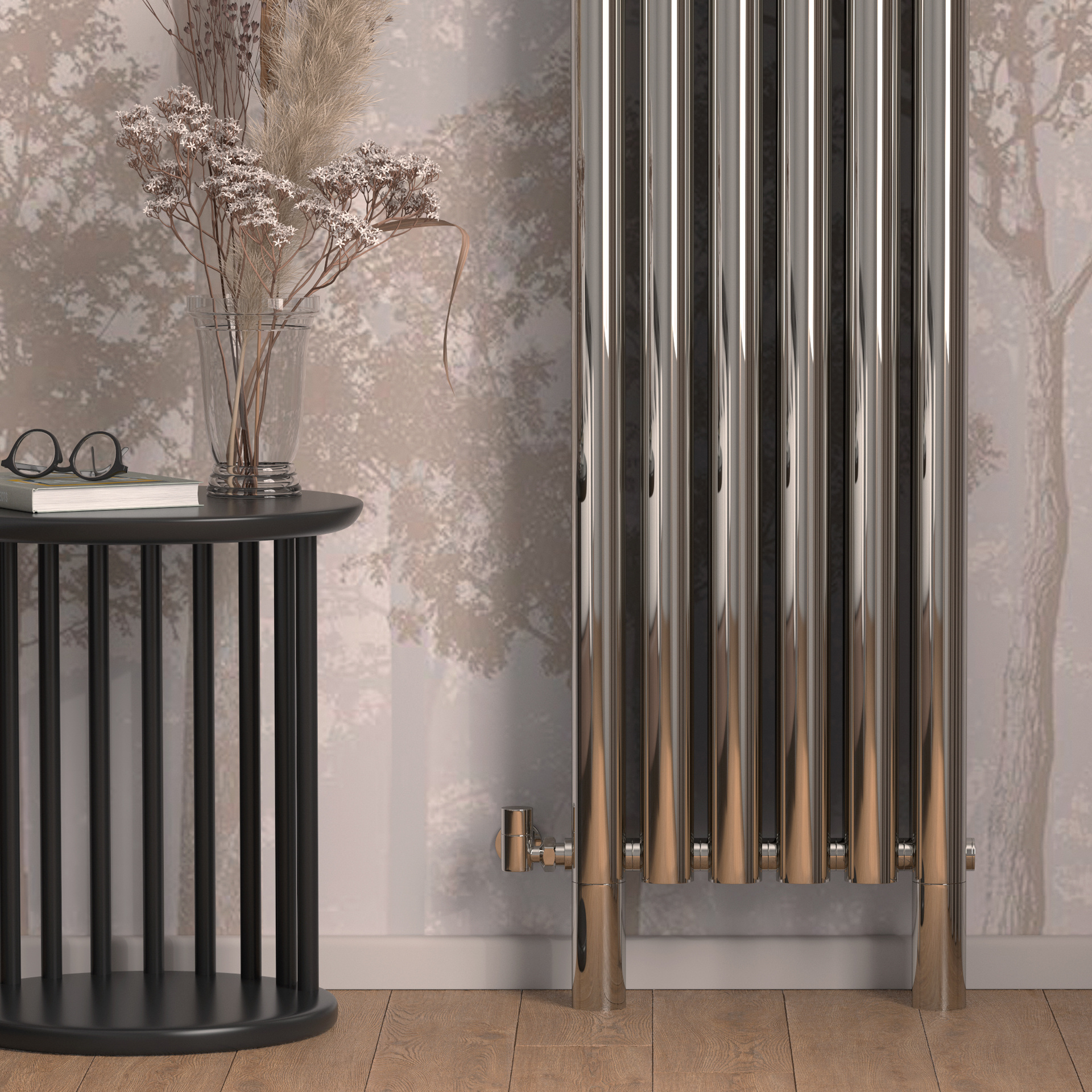 Радиаторы Сунержа DESIGN ДР ЭТАЛОН-00 н/ж 1800х383 / 6 сек (Без покрытия)