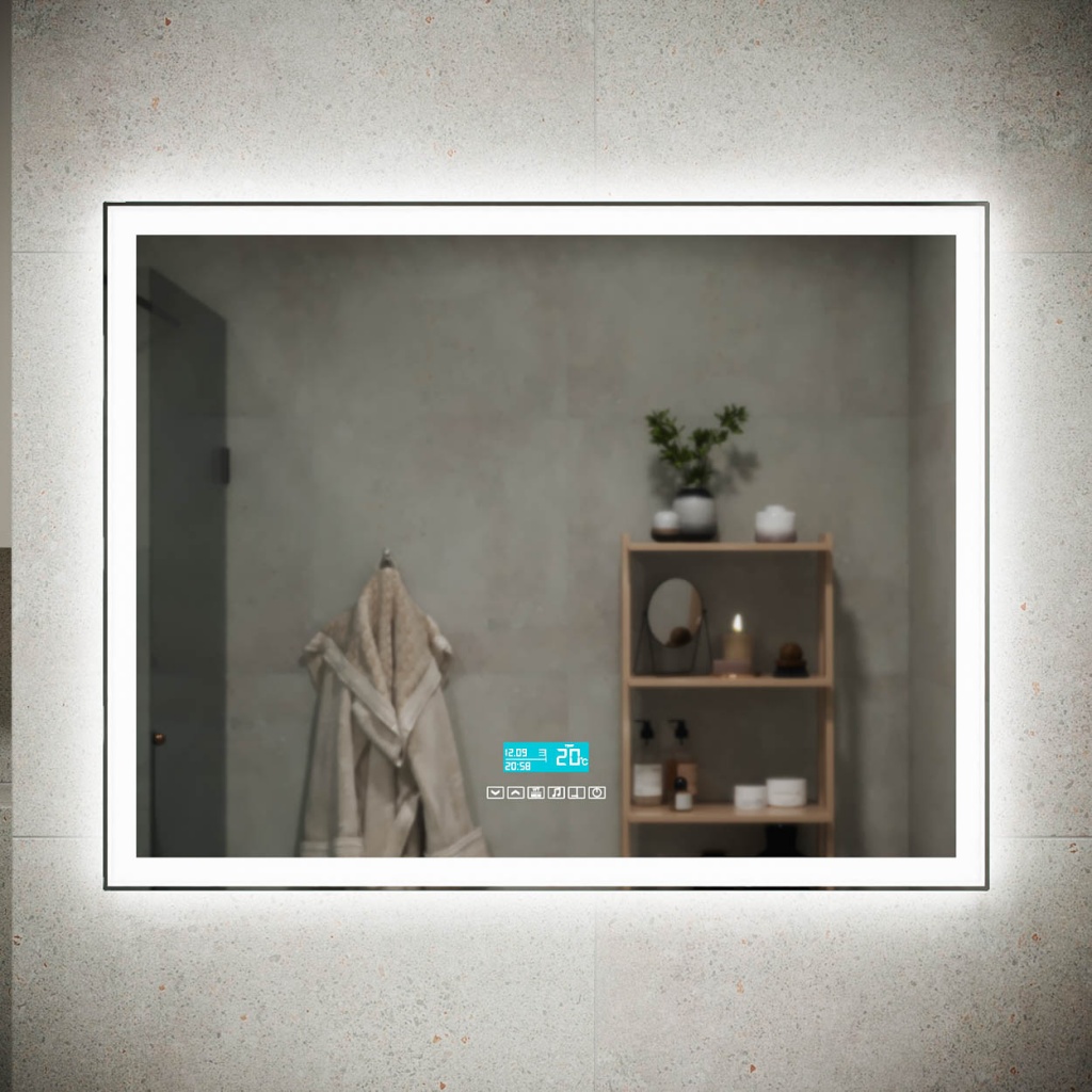 Зеркало Sancos Град 2.0 (City 2.0) CI2.900 90x70 с подсветкой