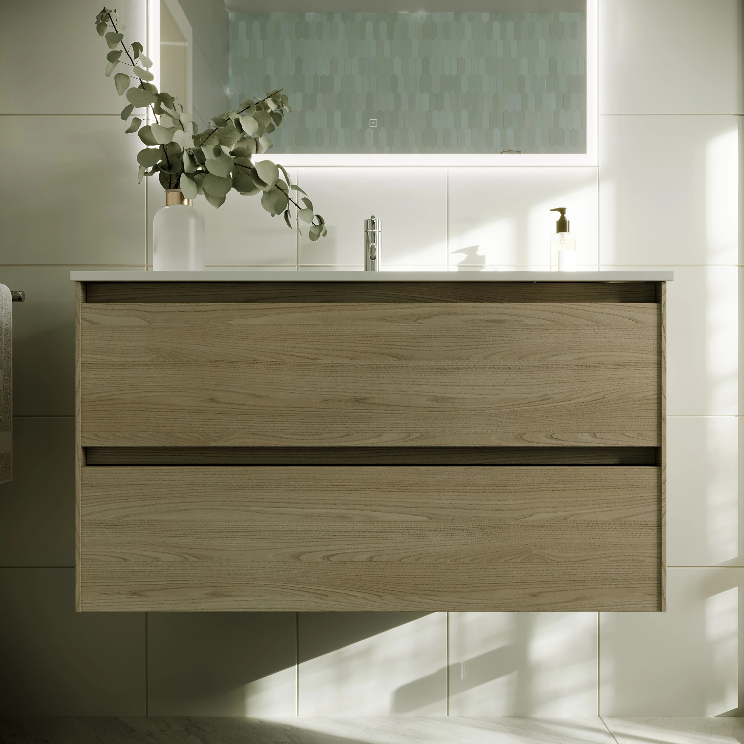 Тумба под раковину Sancos Сто (Cento) CN90KE 90x45x50 bianco