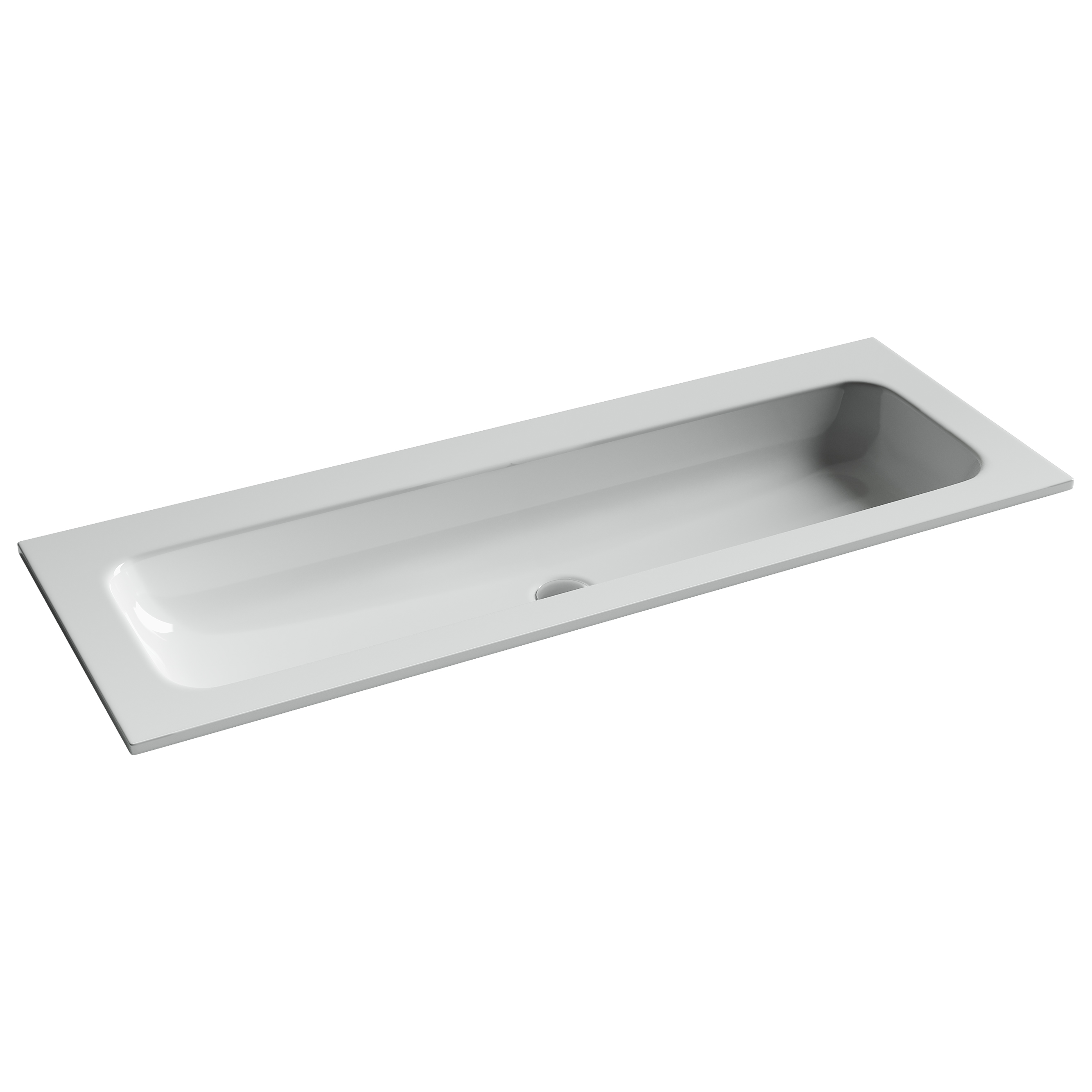 Раковина-столешница Ceramicanova Грация (Grace) CN7016wx 120x46x14 белый глянцевый