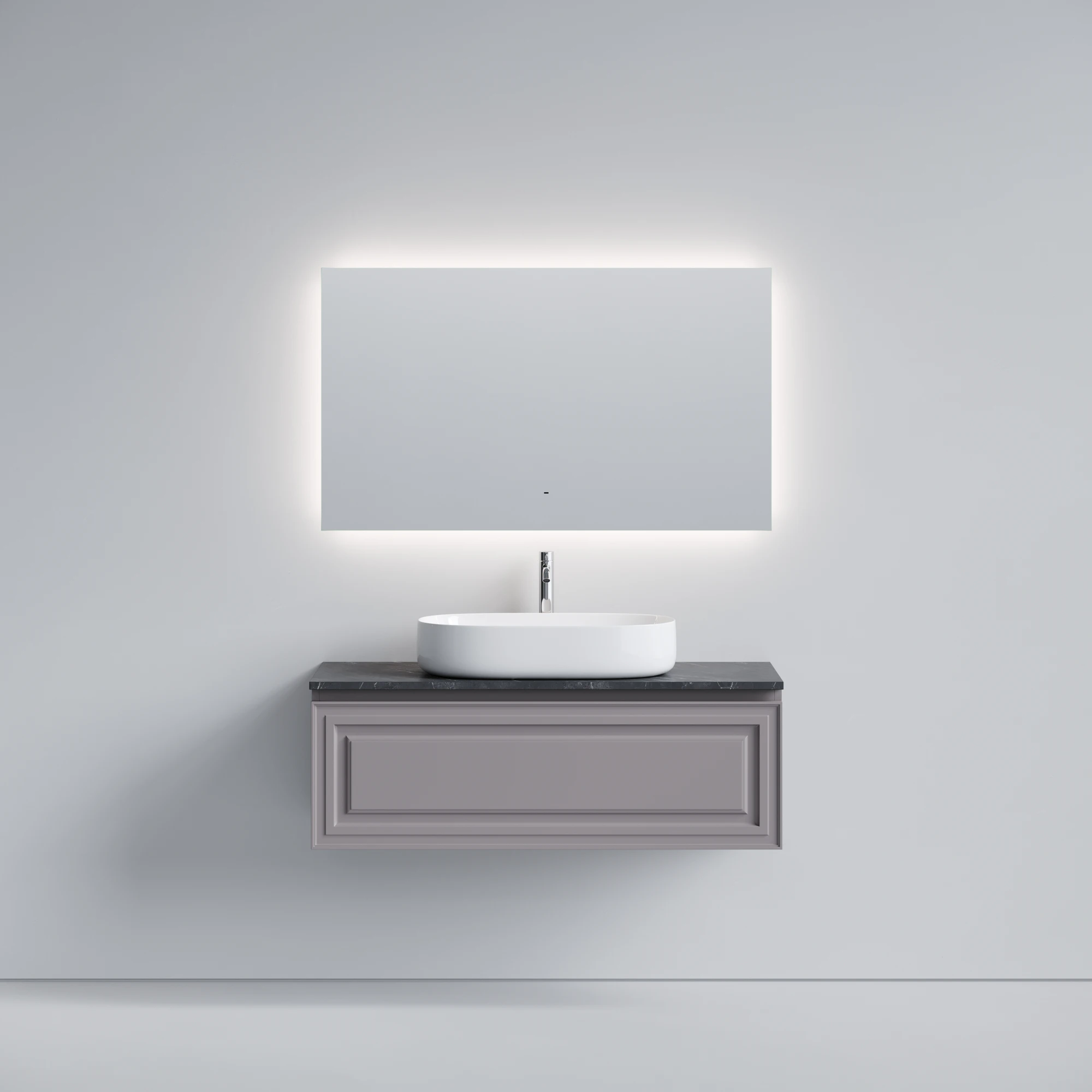 Тумба под столешницу Sancos Самая (Very) VR120SM 120x45x40 пыльная роза (doha soft)