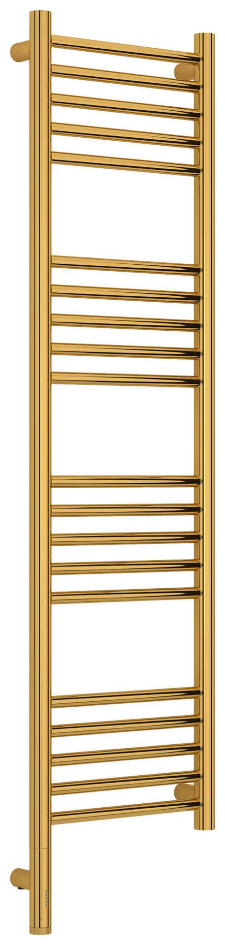 Электрические полотенцесушители Сунержа DESIGN РЭБ БОГЕМА 3.1 прямая 1200х300 МЭМ левый (Золото)