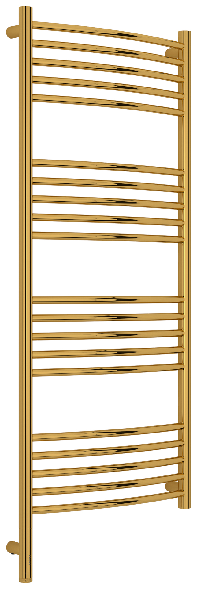 Электрические полотенцесушители Сунержа DESIGN РЭБ БОГЕМА 3.1 1200х500 МЭМ левый (Золото)
