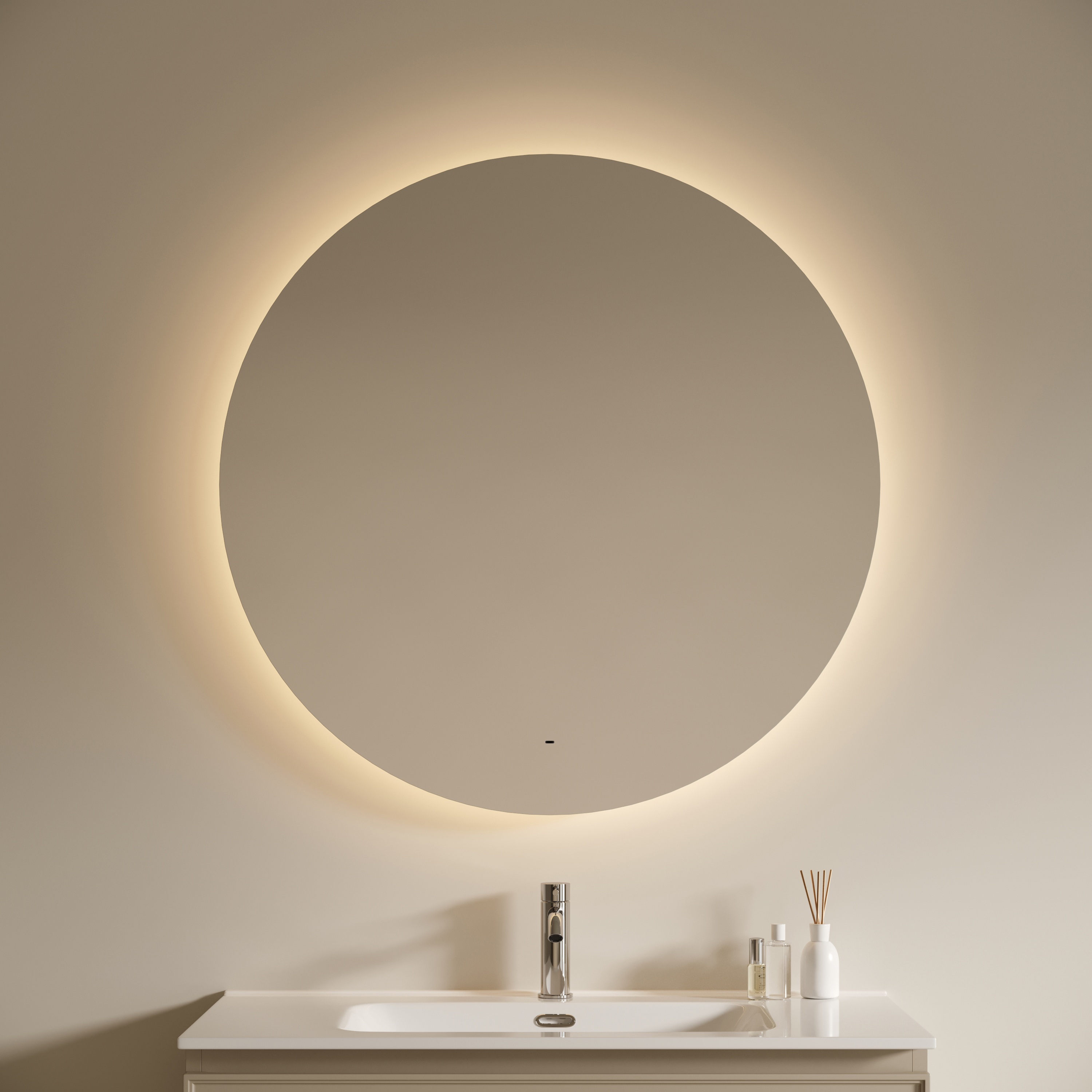 Зеркало Sancos Сфера 2.0 (Sfera 2.0) SF2.900 90x90 с подсветкой