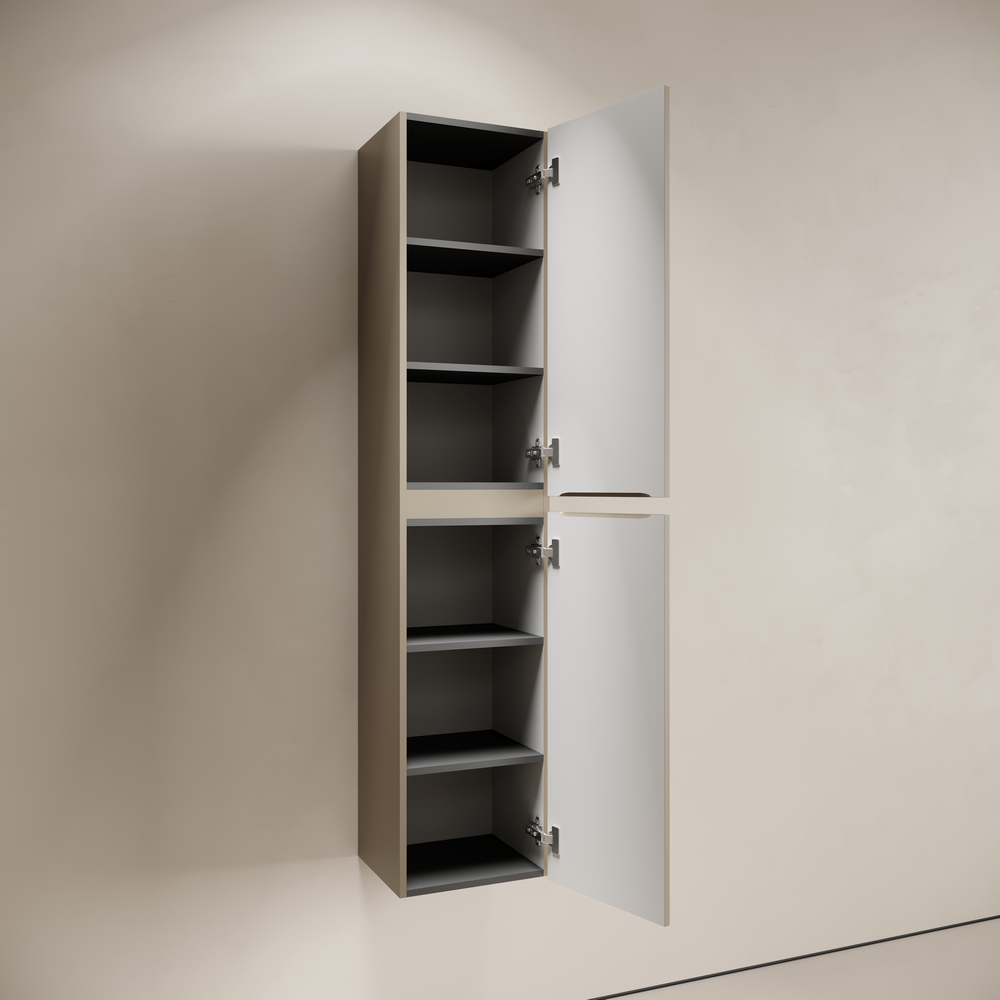 Шкаф-пенал Sancos Код (Code) PCD35GB 35x35x165 серо-бежевый