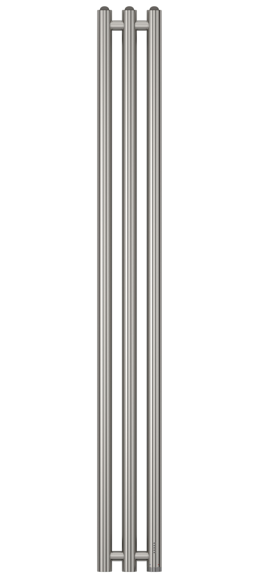 Электрические полотенцесушители Сунержа DESIGN ЭПС "ТЕРЦИЯ 4.0" 1200х106 правый (Брашированная сталь)