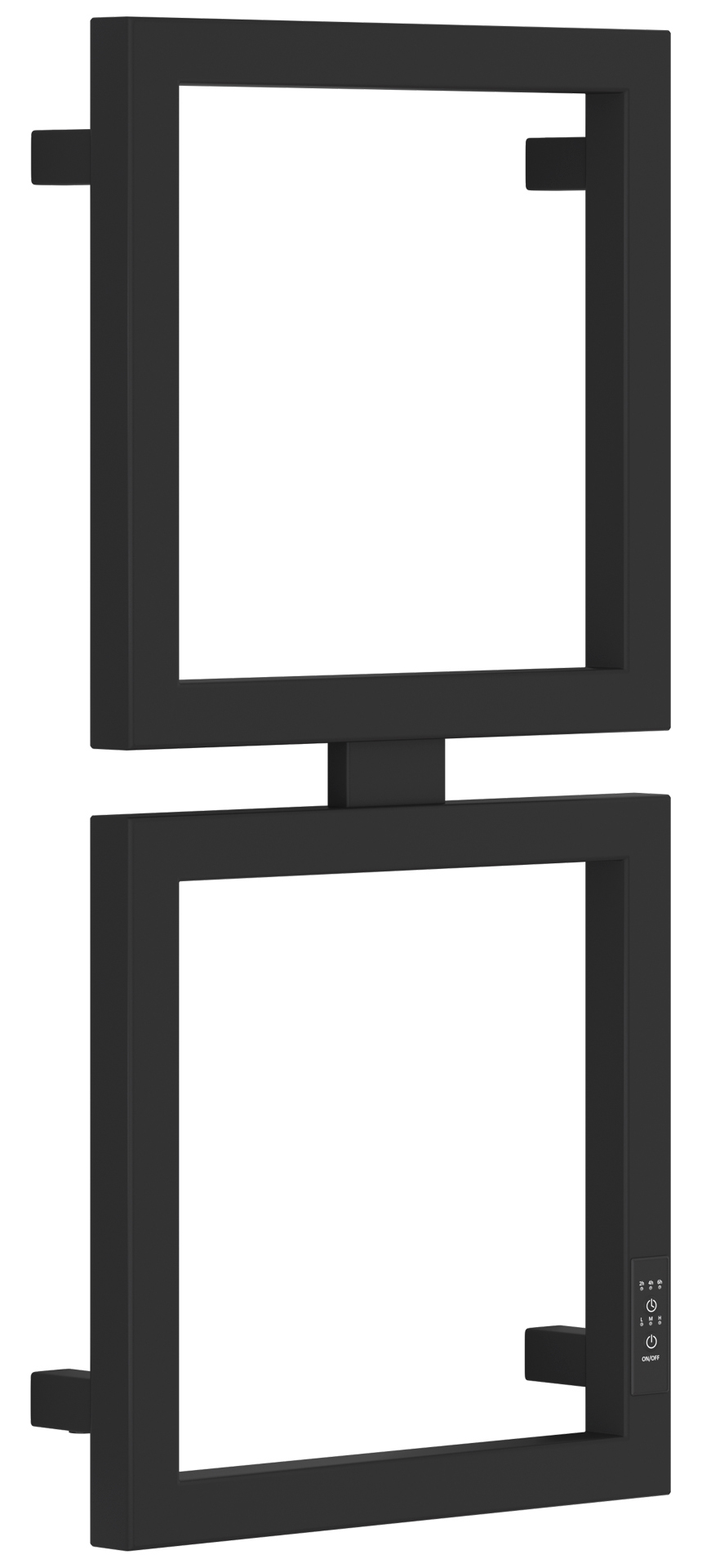 Электрические полотенцесушители Сунержа DESIGN ЭПС "ЭТЮД E" 690х300 правый (Матовый чёрный)
