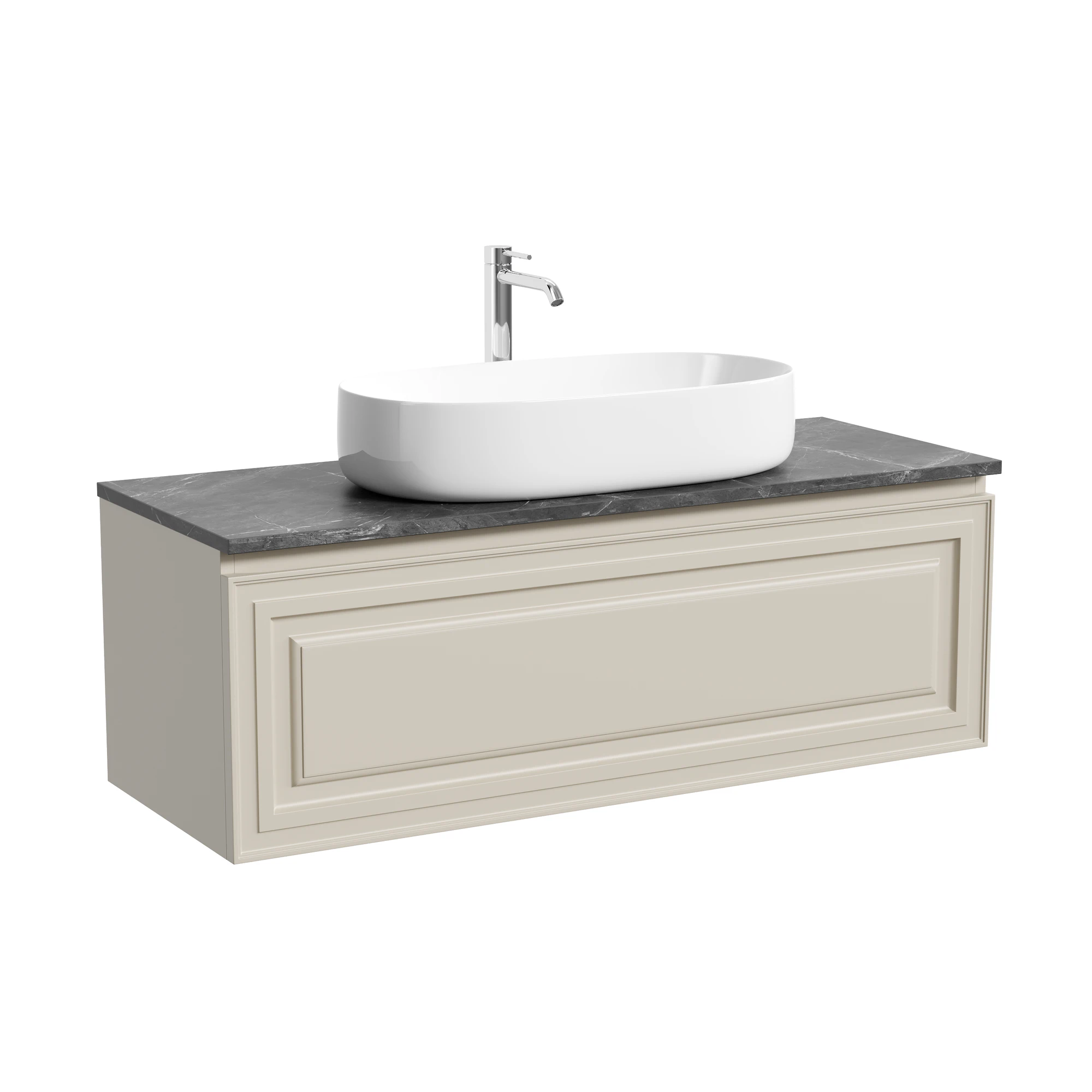 Тумба под столешницу Sancos Самая (Very) VR120CE 120x45x40 бежевый матовый (beige soft)