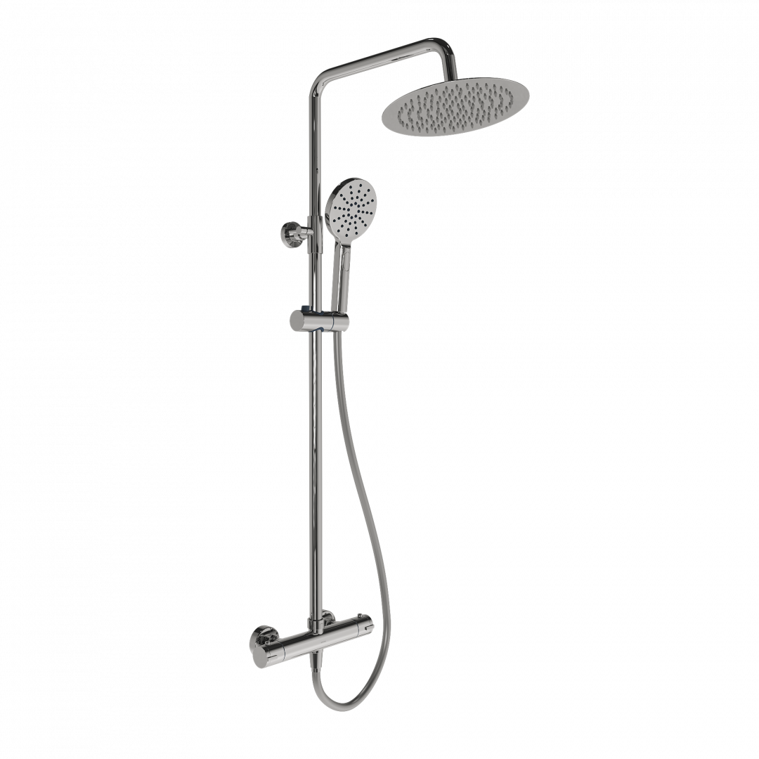 Душевая стойка Sancos Kanedo SC7200CH с термостатом, хром